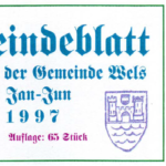 Historische Gemeindeblätter der Gemeinde Wels